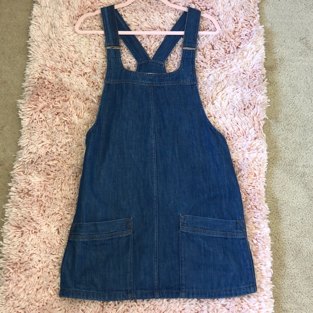 Denim mini dress